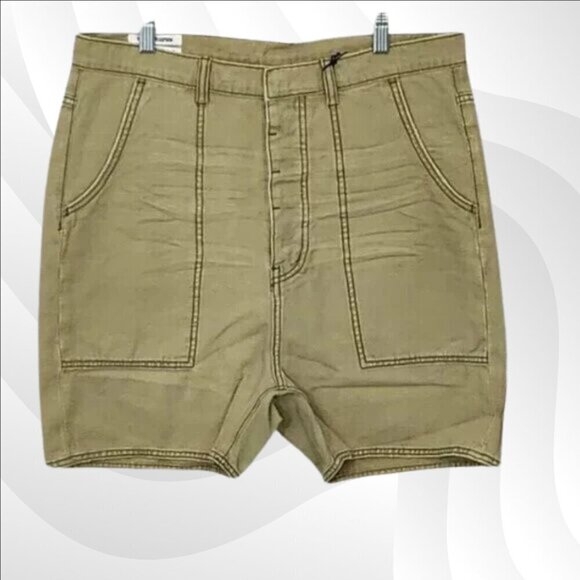 2/$50 Man X OneTeaspoon Militaire Drop Crotch Bunker Shorts Size 32 - Picture 3 of 8
